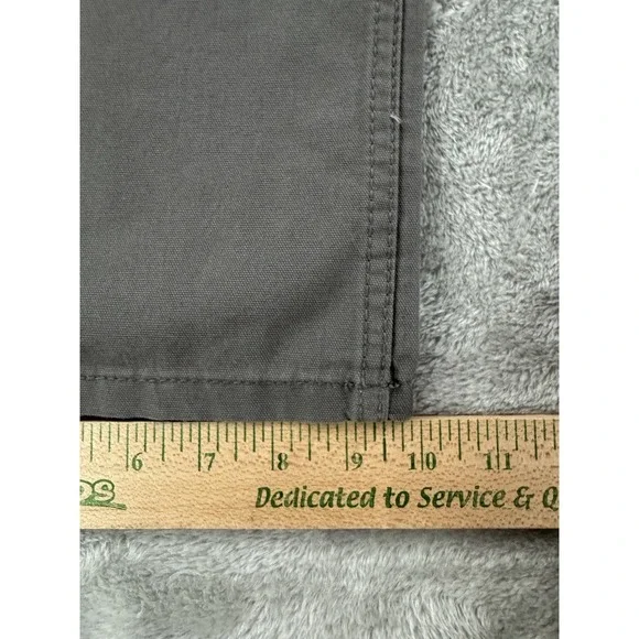 NWT Blue Mountain Pants Mens 38x30 Canvas Relaxed Workwear Dad Gray 5 Pocket - Picture 12 of 16